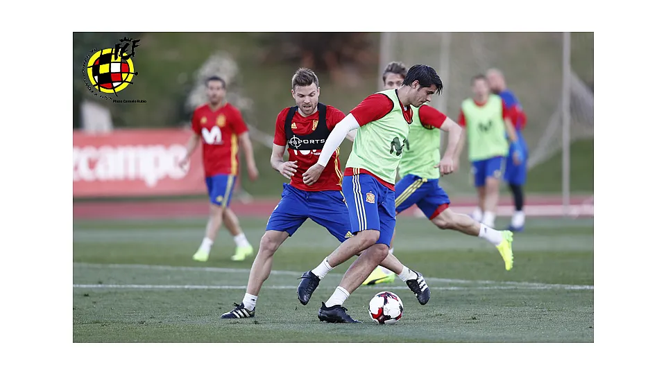 Entrenamiento de la Selección española © Carmelo Rubio