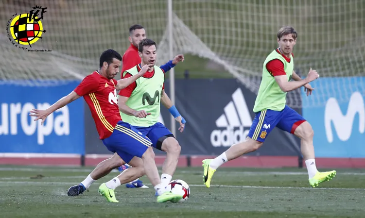 Entrenamiento de la Selección española © Carmelo Rubio