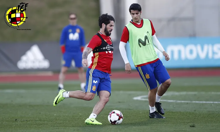Entrenamiento de la Selección española © Carmelo Rubio
