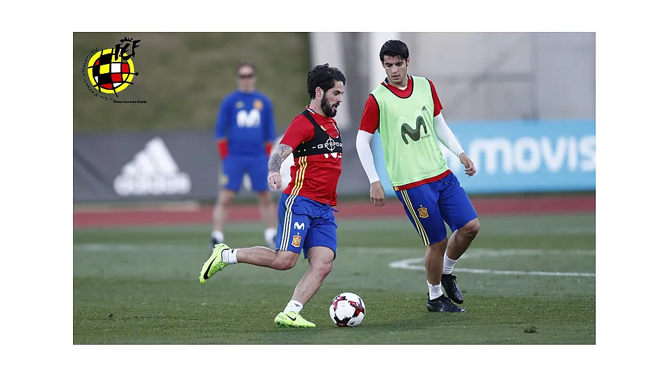 Entrenamiento de la Selección española © Carmelo Rubio