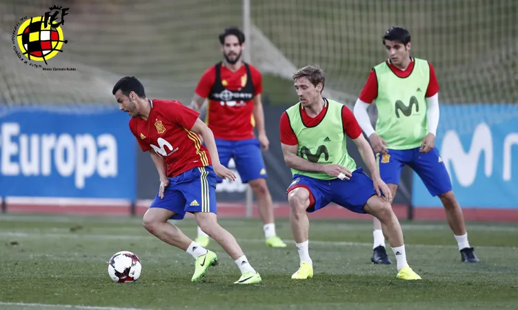 Entrenamiento de la Selección española © Carmelo Rubio