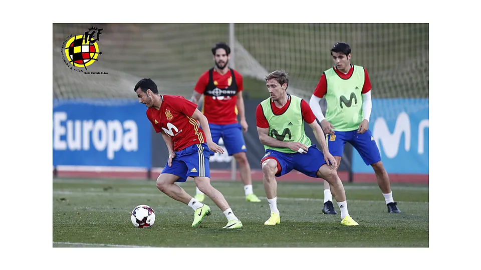 Entrenamiento de la Selección española © Carmelo Rubio