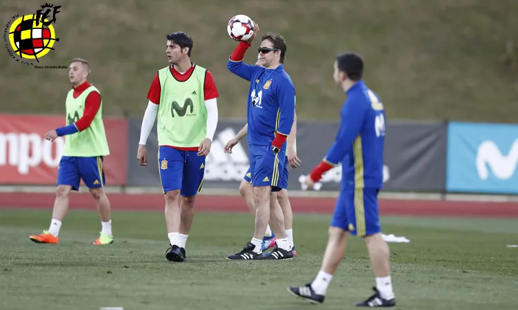 Entrenamiento de la Selección española © Carmelo Rubio
