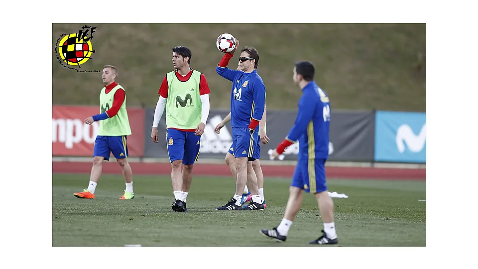 Entrenamiento de la Selección española © Carmelo Rubio
