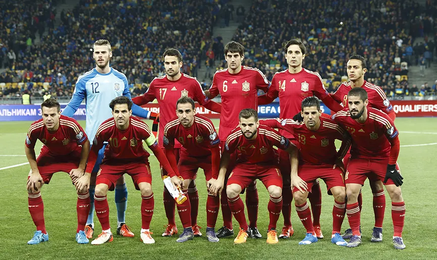 Alineación del conjunto español 