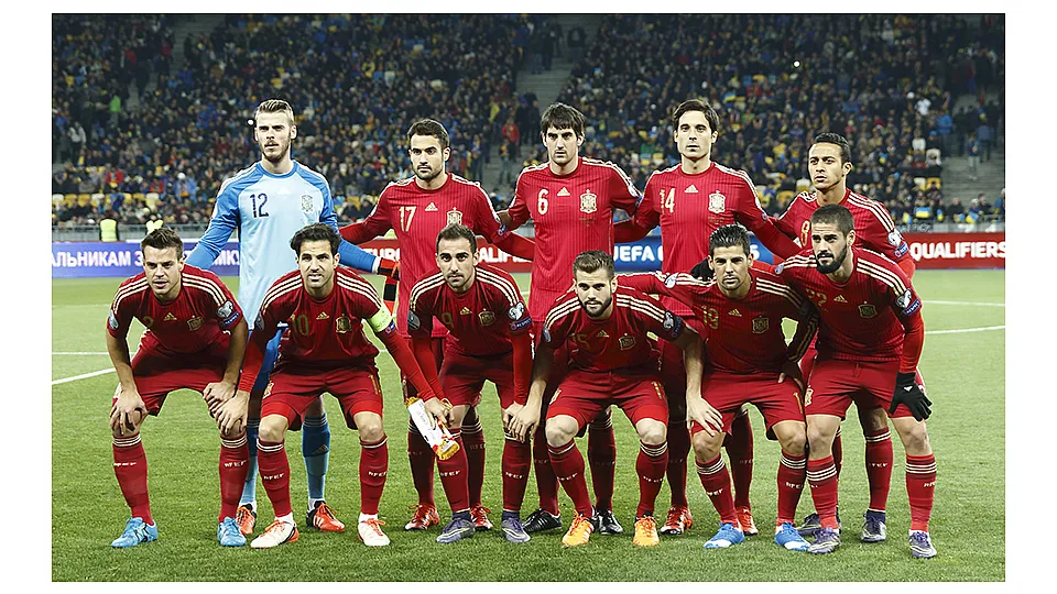 Alineación del conjunto español 