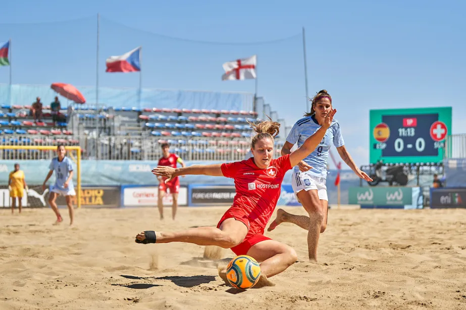 Las internacionales celebran su victoria contra Suiza