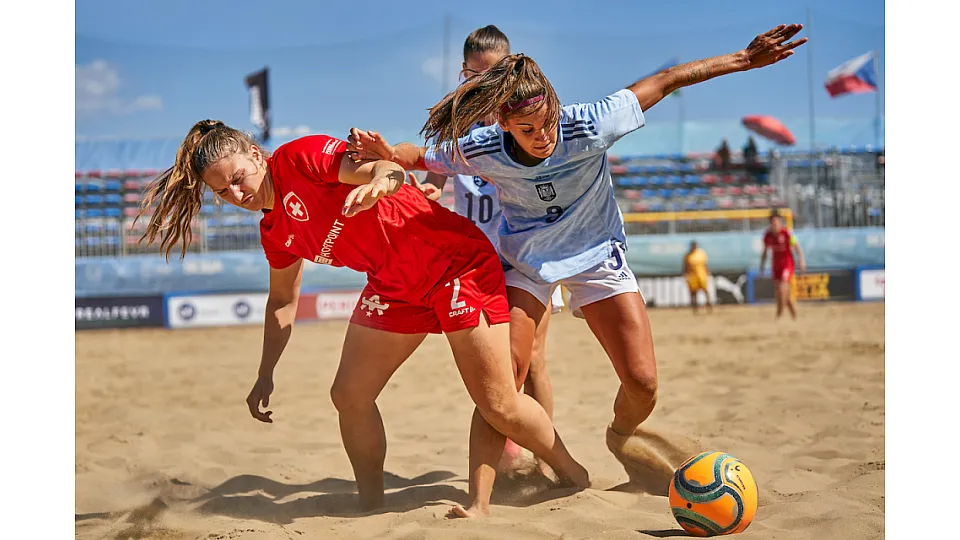 Las internacionales celebran su victoria contra Suiza