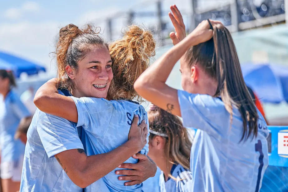 Las internacionales celebran su victoria contra Suiza