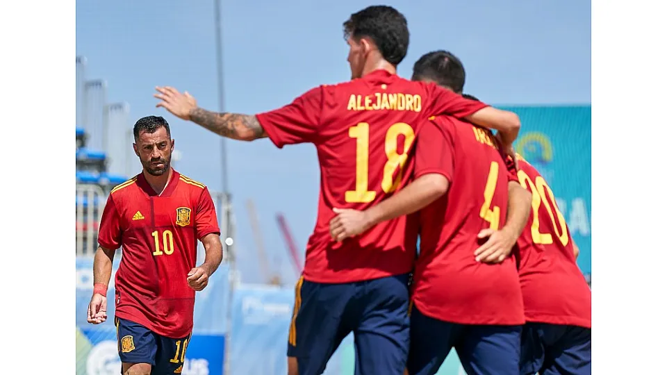 España vence a Alemania en Fútbol Play