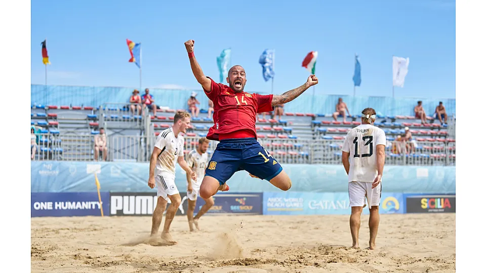 España vence a Alemania en Fútbol Play