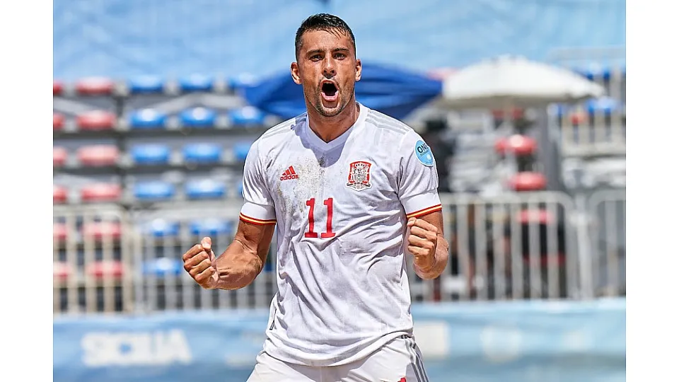 La Selección Española fe Fútbol Playa, ante Ucrania.