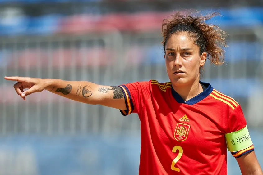 La Selección Española Femenina de Fútbol Playa.