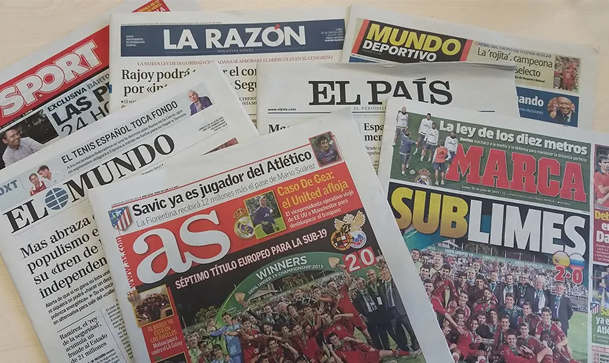 Portadas del 20 de julio de 2015