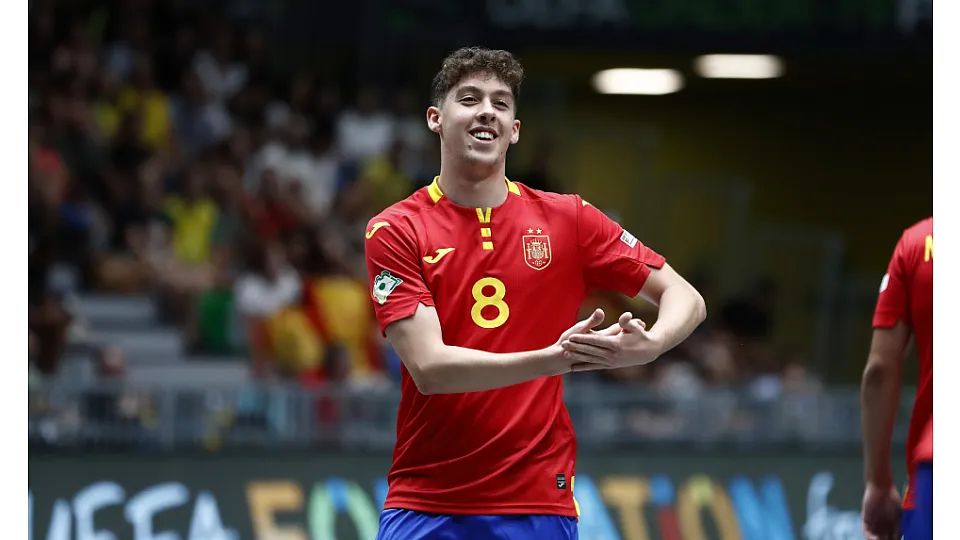 España venció a Rumanía por 9-0 en el debut en el Europeo Sub-19 de fútbol sala.