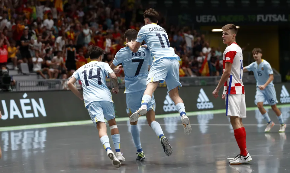 La Selección Española Sub-19 se impuso a Croacia por 1-11.