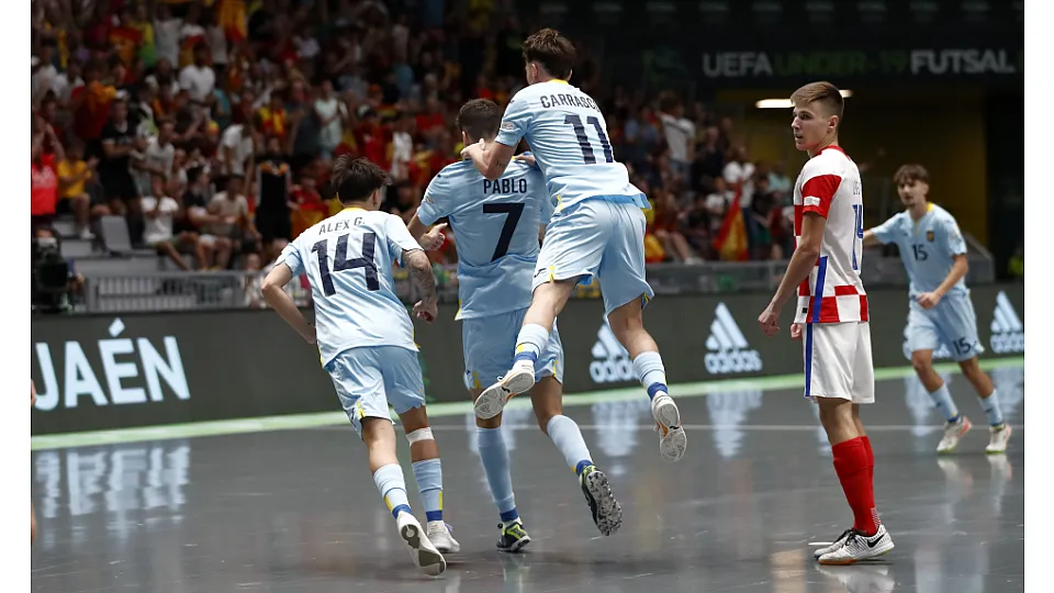 La Selección Española Sub-19 se impuso a Croacia por 1-11.