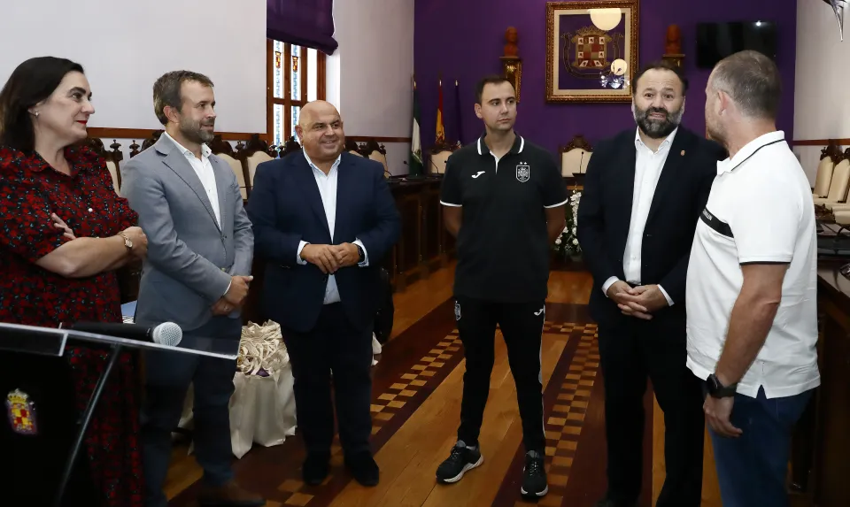 recepcion ayto jaen sub-19 futbol sala