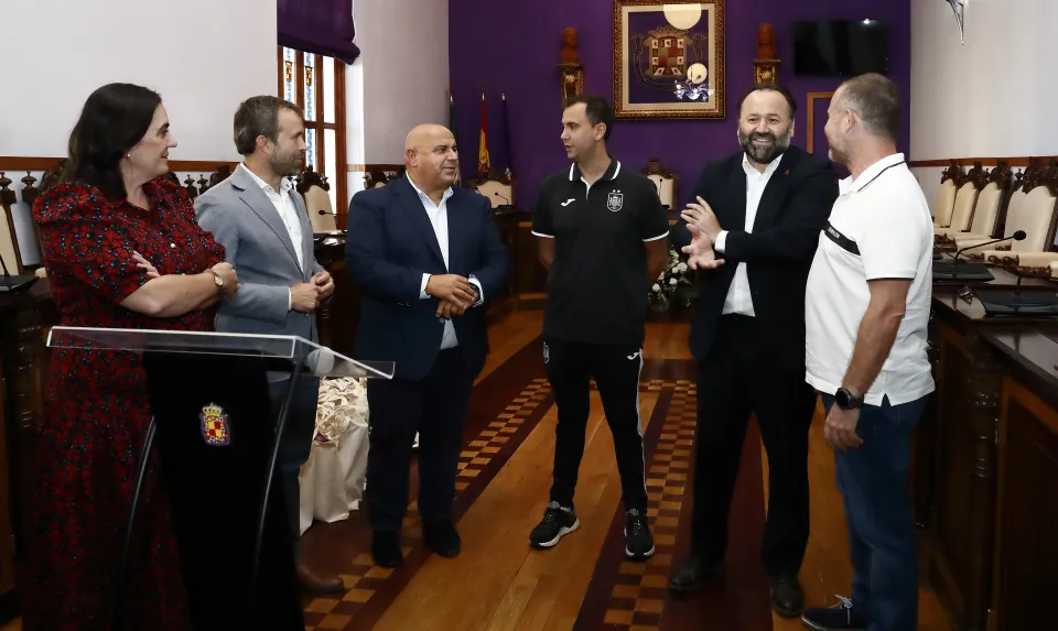 recepcion ayto jaen sub-19 futbol sala