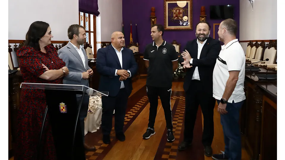 recepcion ayto jaen sub-19 futbol sala
