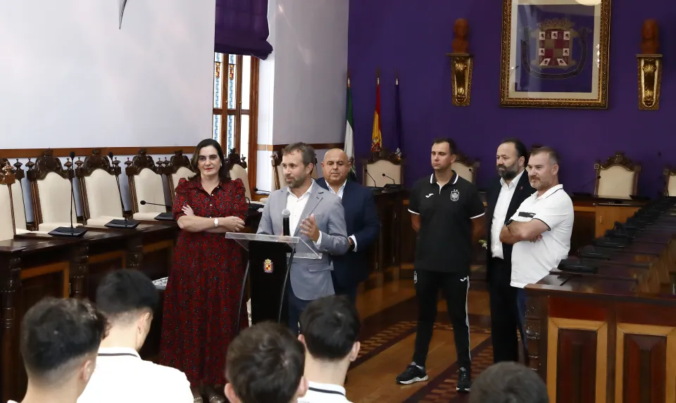 recepcion ayto jaen sub-19 futbol sala