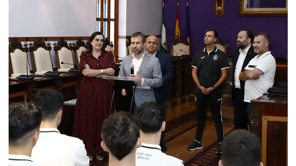 recepcion ayto jaen sub-19 futbol sala