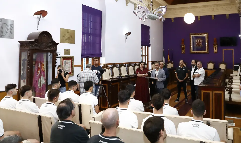 recepcion ayto jaen sub-19 futbol sala