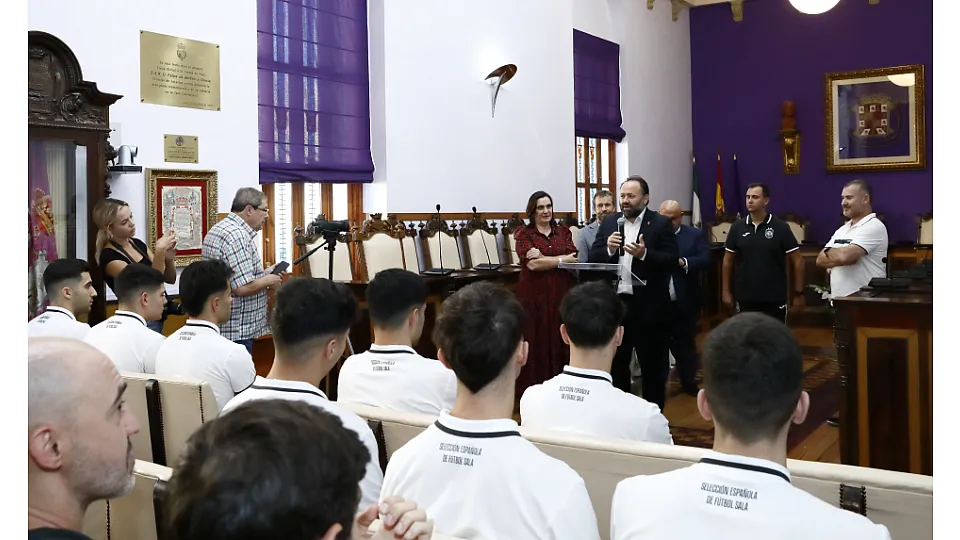 recepcion ayto jaen sub-19 futbol sala