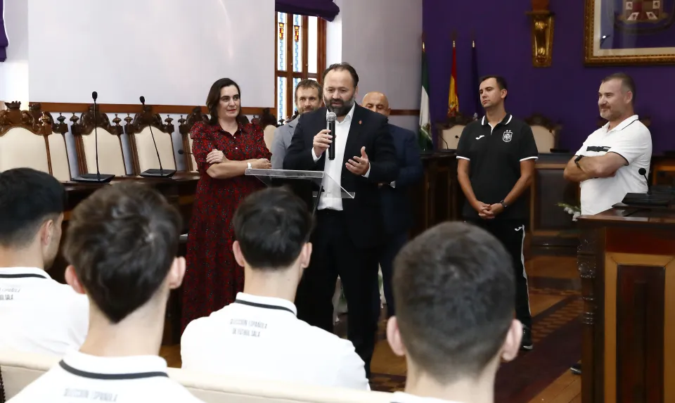 recepcion ayto jaen sub-19 futbol sala