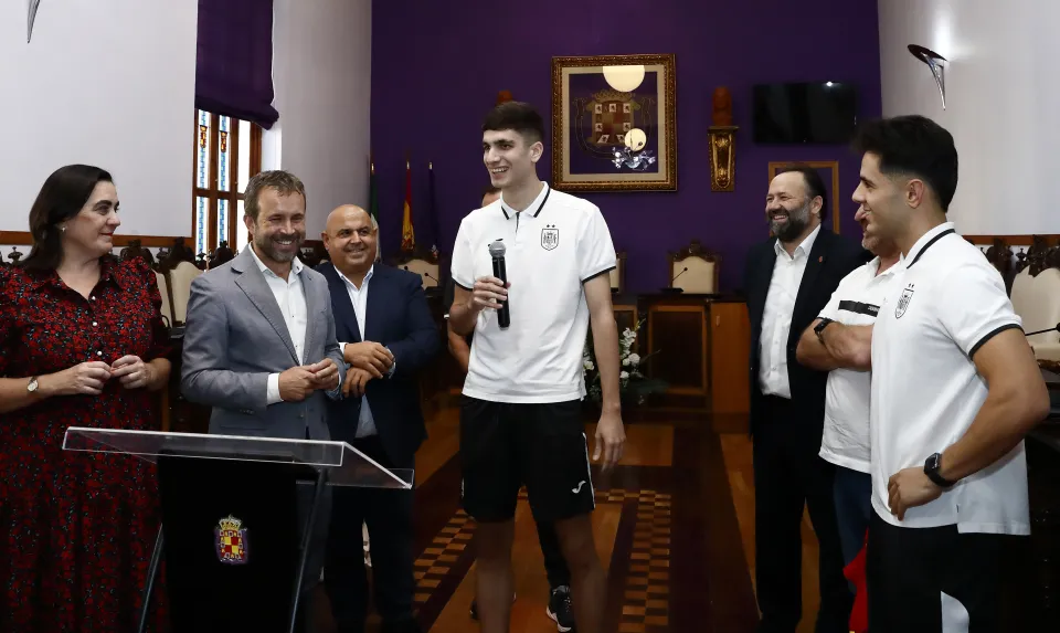 recepcion ayto jaen sub-19 futbol sala