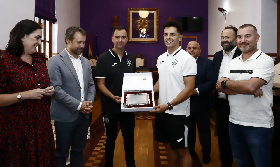 recepcion ayto jaen sub-19 futbol sala