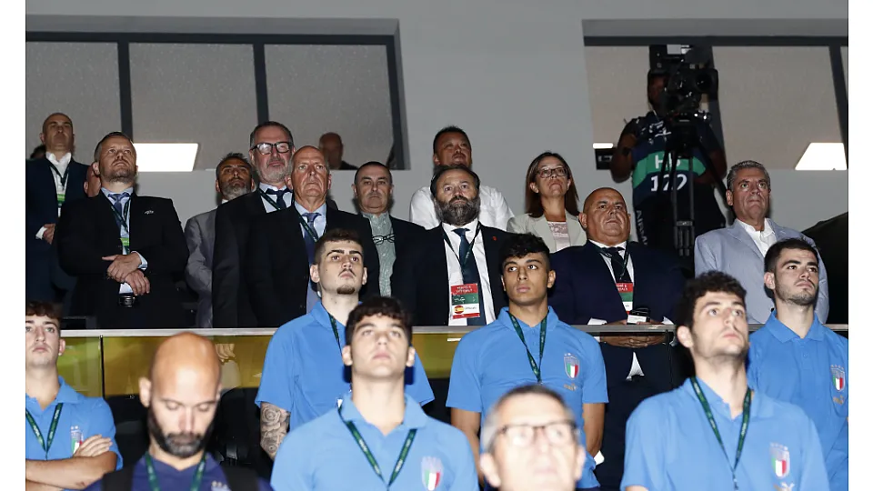 La Selección Española Sub-19 de Fútbol Sala, ante Ucrania.