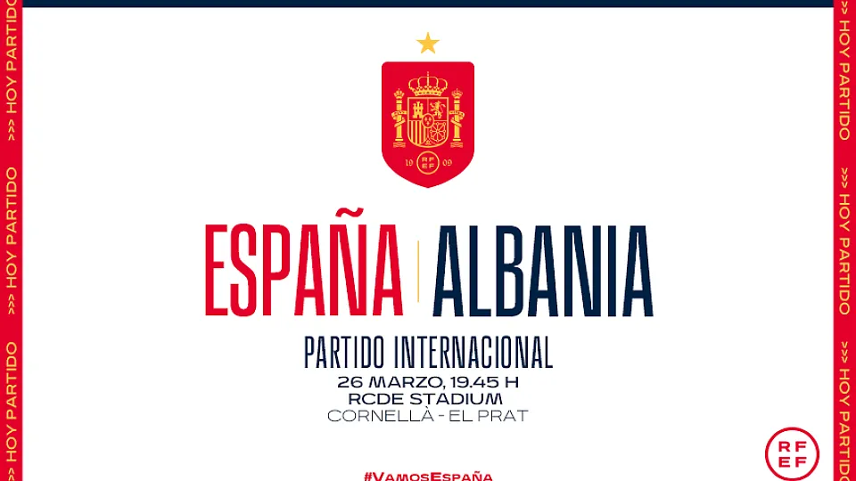 España y Albania se enfrentan en el RCDE Stadium
