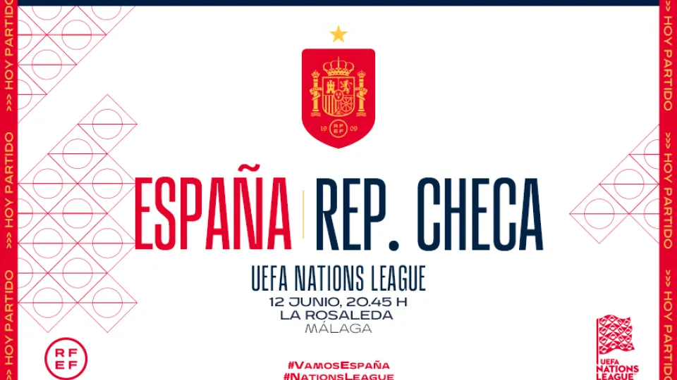 España recibe a la República Checa en Málaga
