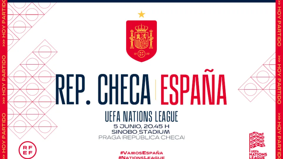 España visita a la República Checa en la UEFA Nations League