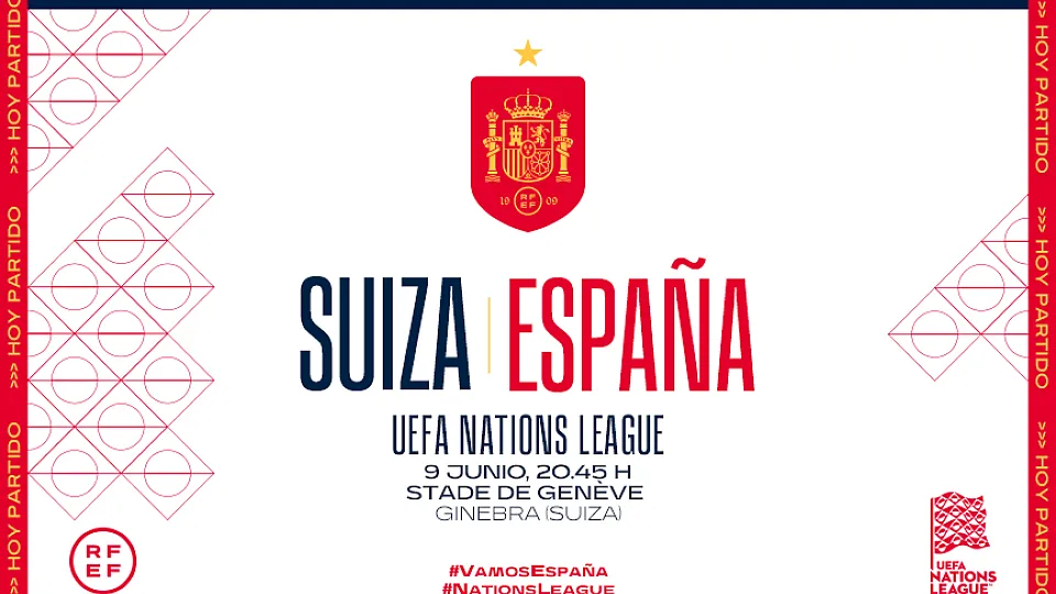 España se enfrenta a Suiza este jueves en Ginebra