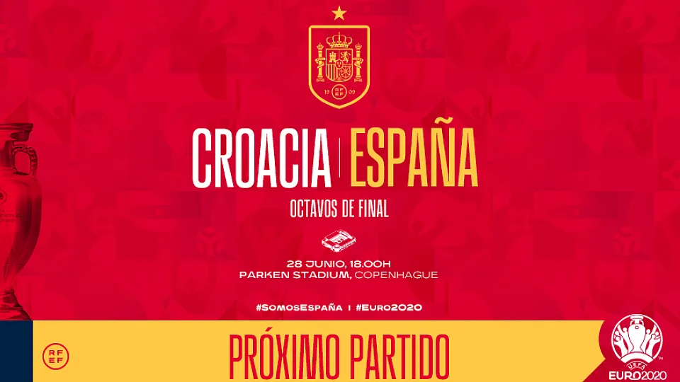Croacia - España, próximo partido de la Selección en la Eurocopa 2020