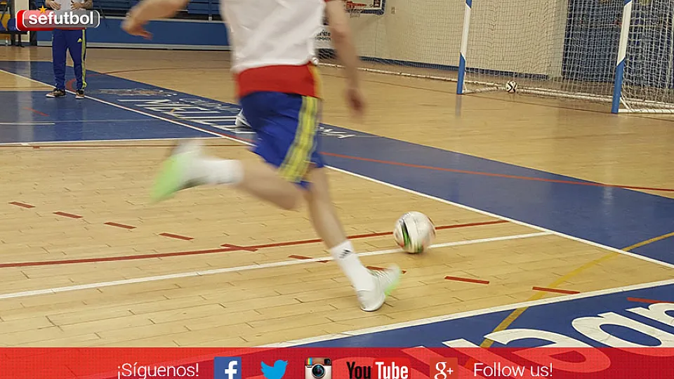 Imágenes del entrenamiento de la Selección Española de Fútbol Sala