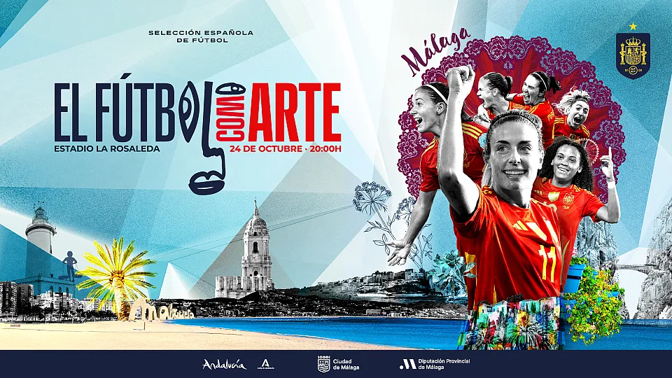 Spain Arrives in Málaga with “Football as Art” | www.rfef.es/en