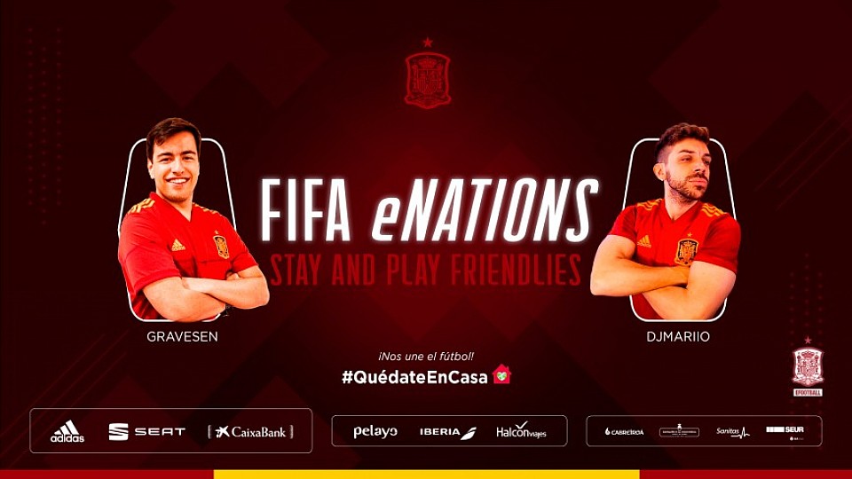 Equipo de España para los amistosos eNations StayAndPlay ante Portugal y Malta