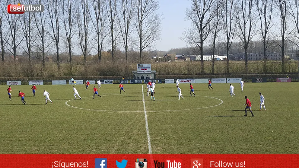partido de la Sub-17 en Merchtem ante Eslovenia