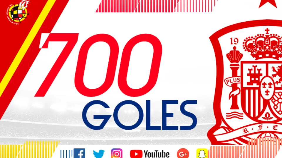 700 goles de la Selección española como local en nuestro país