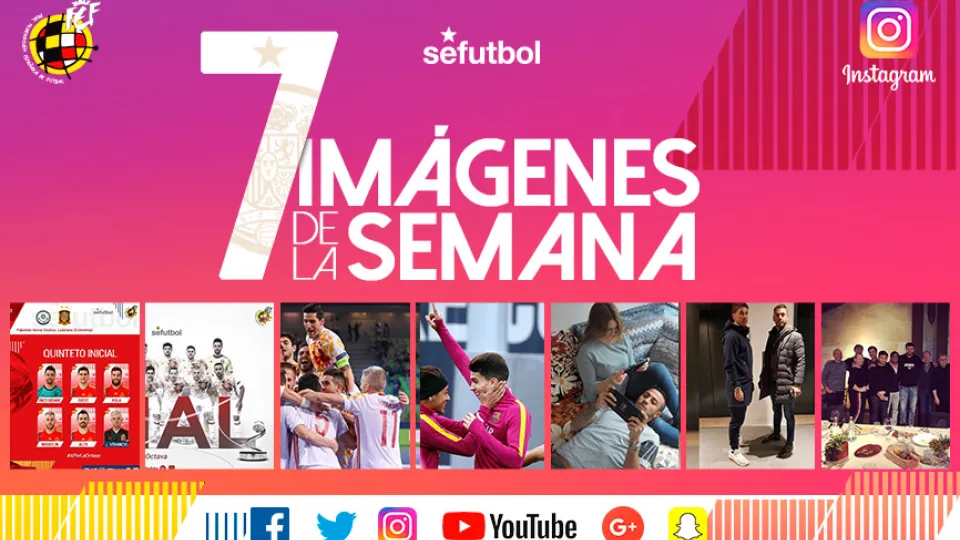 ¡Estos son los instagrams de nuestros internacionales durante esta semana!
