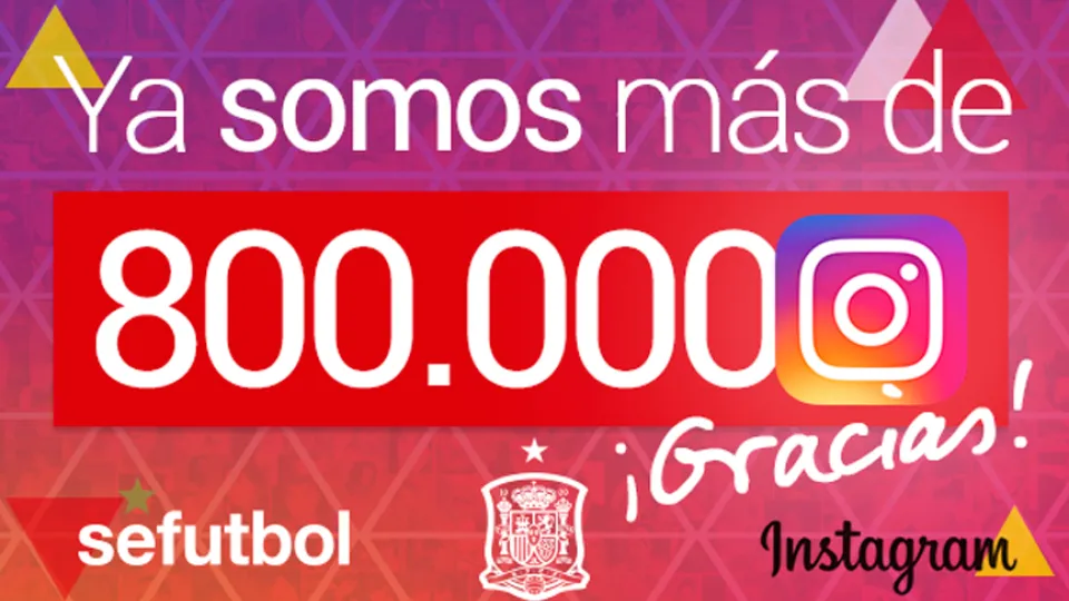 Ya somos 800.000 en instagram