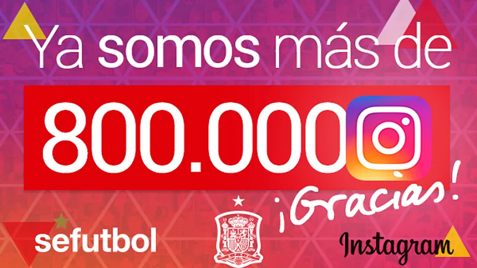 Ya somos 800.000 en instagram