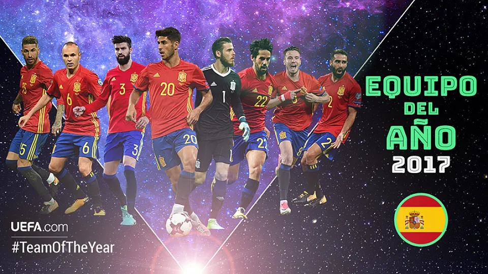 Los ocho internacionales candidatos al "Equipo del año de la UEFA"