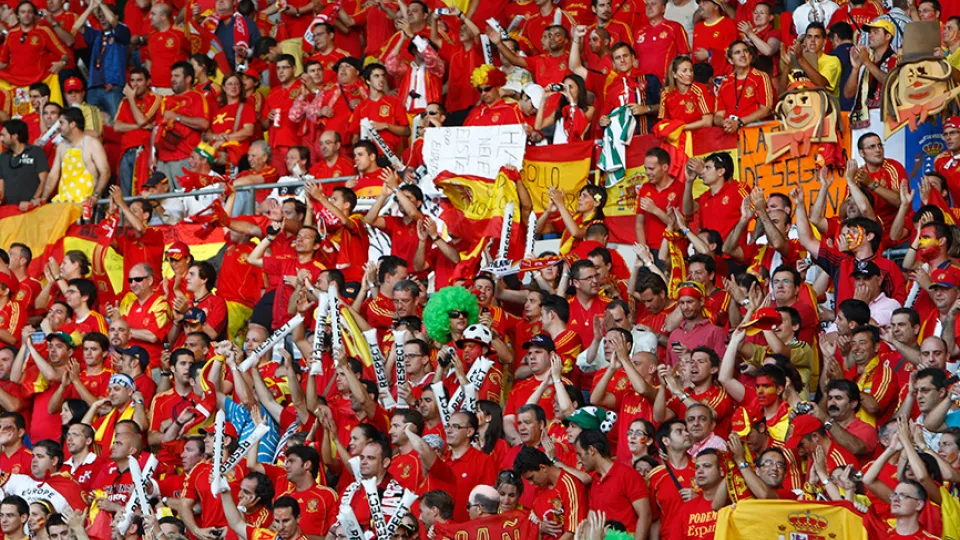 Aficionados de la Selección española
