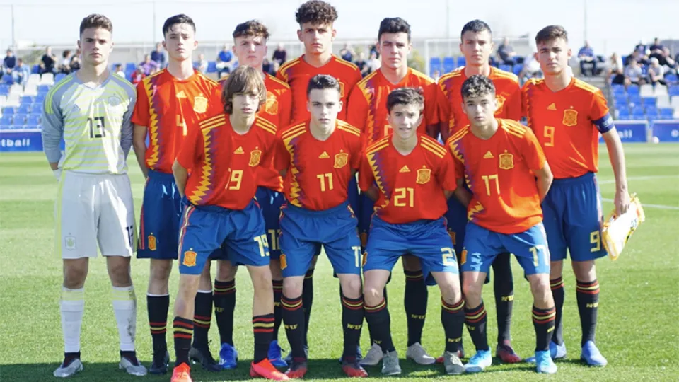 Alineación Sub-15 ante la República de Irlanda