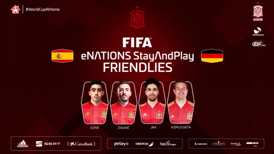 Equipo de España para el amistoso eNations StayAndPlay ante Alemania