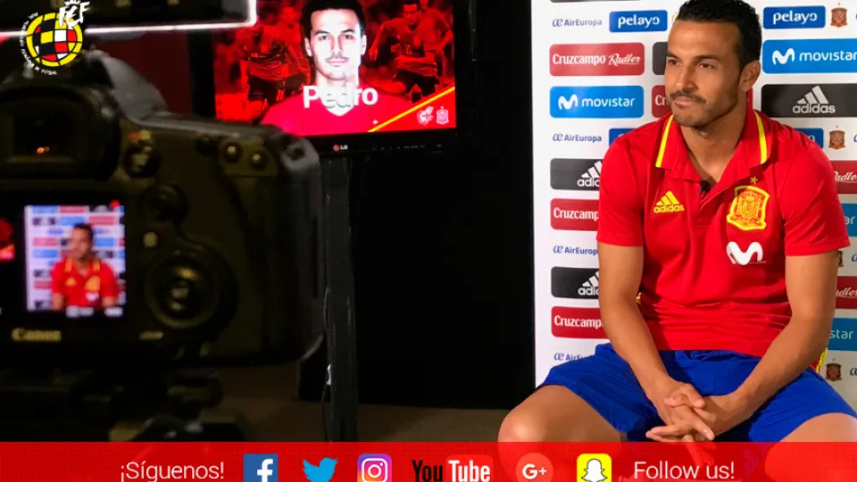 Entrevista a Pedro con la Selección